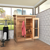 Dundalk LeisureCraft Clear Cedar Indoor Cabin Sauna - GRIM PARENT LIMITED