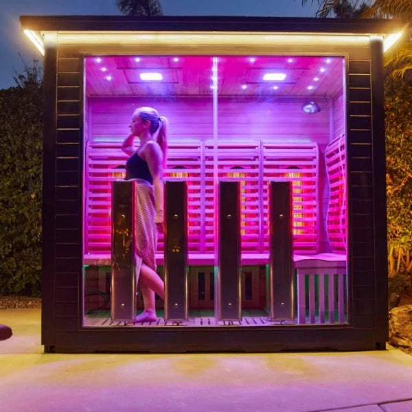 Sun Home Luminar™ Outdoor 5-Person Full-Spectrum Infrared Sauna