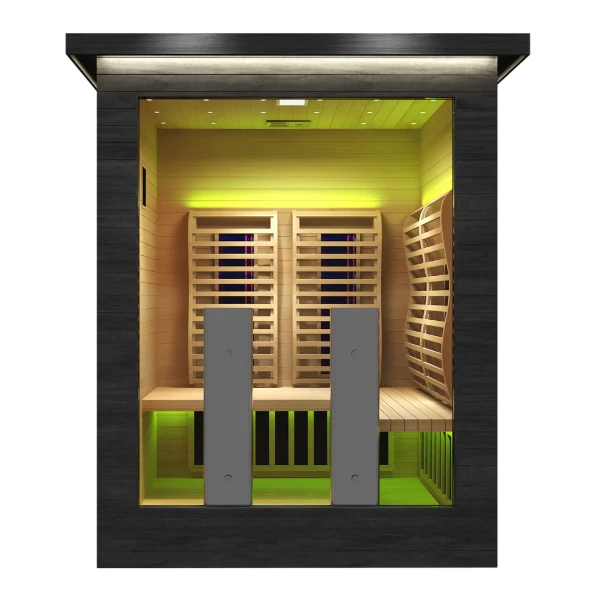 Sun Home Luminar™ Outdoor 2-Person Full-Spectrum Infrared Sauna