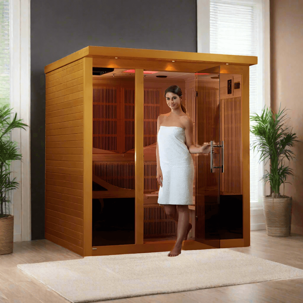 Golden Designs Monaco 6 Person Near Zero EMF FAR Infrared Sauna