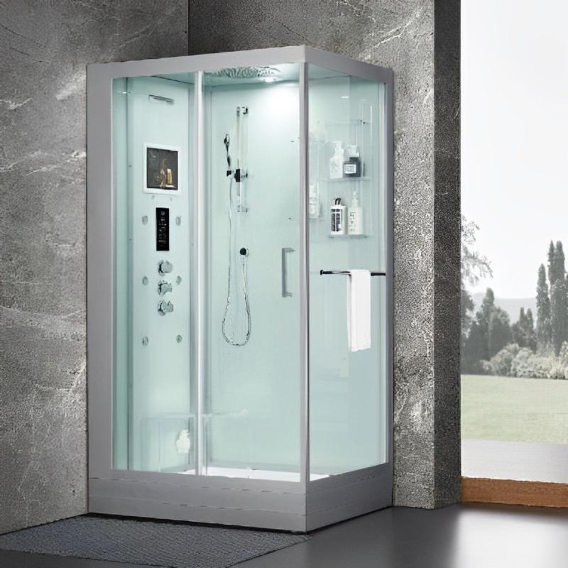 Maya Bath Lucca Platinum Freestanding Steam Shower