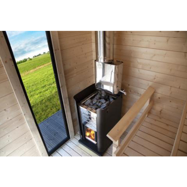 Harvia Pro 20 SL Wood Burning Sauna Stove with Firebox Extension