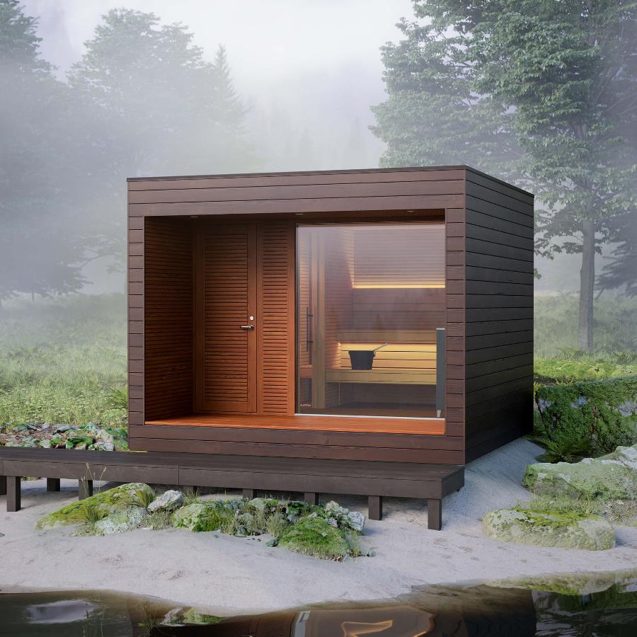 Auroom Natura 5 Person Outdoor Modular Cabin Sauna