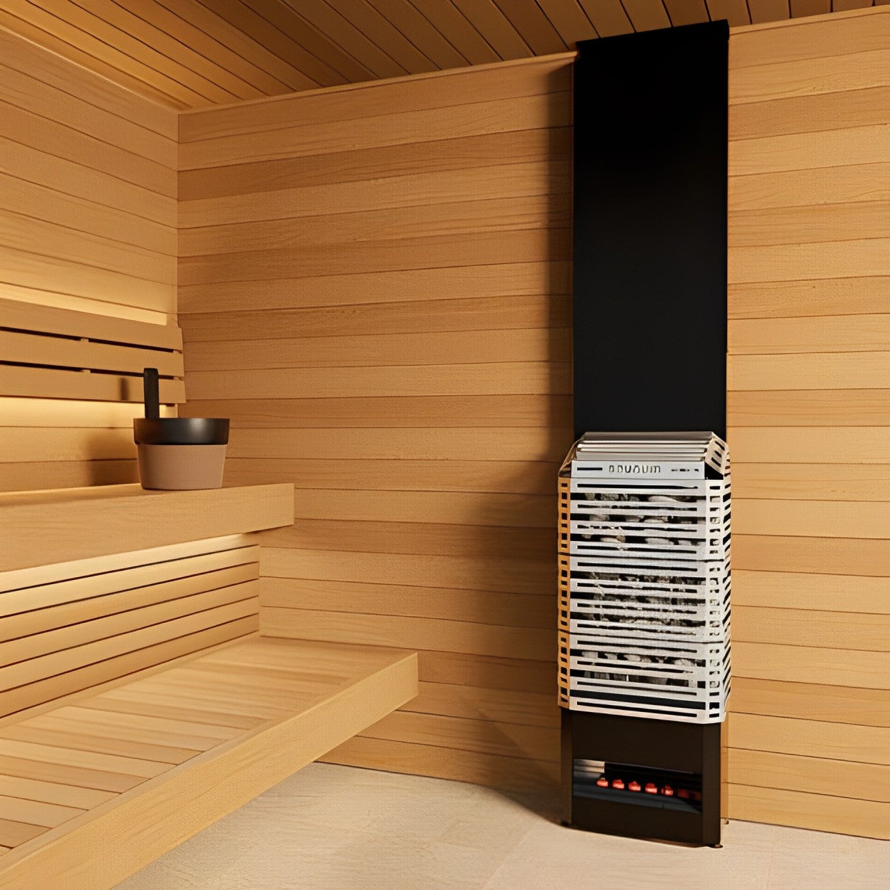 Saunum AIR 10 Sauna Heater Stainless