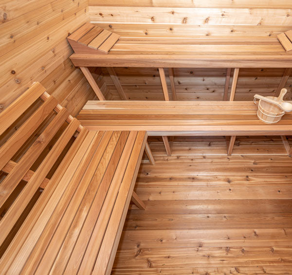 Dundalk LeisureCraft Knotty Cedar POD Sauna - GRIM PARENT LIMITED