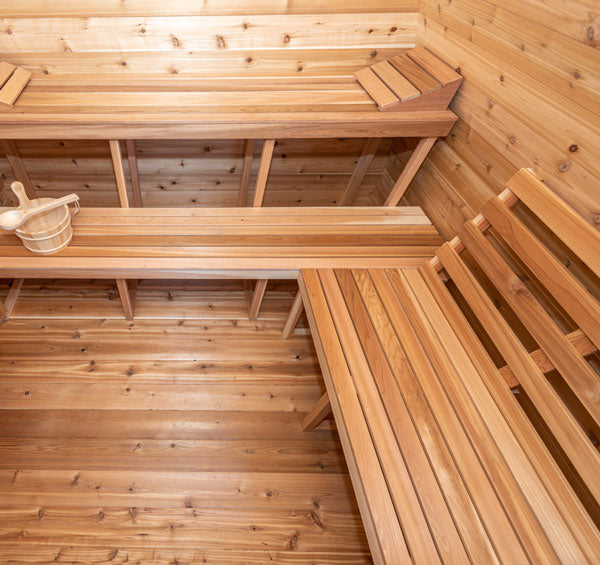 Dundalk LeisureCraft Knotty Cedar POD Sauna - GRIM PARENT LIMITED