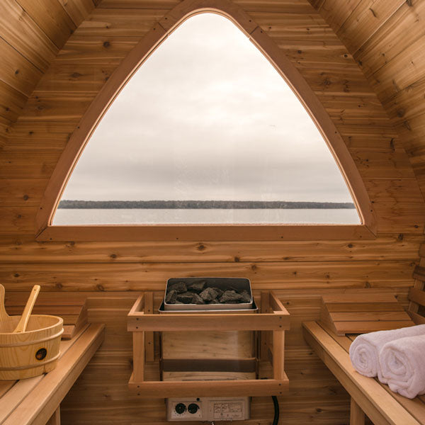 Dundalk LeisureCraft Knotty Cedar POD Sauna - GRIM PARENT LIMITED