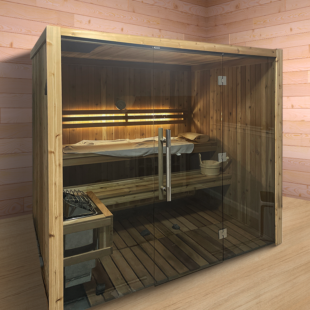 Almost Heaven Oasis 4 Person Vision Series Indoor Sauna