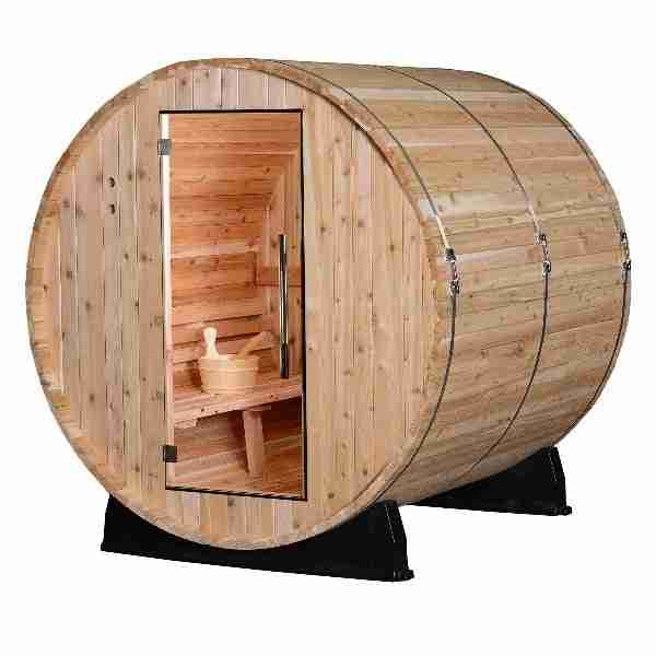 Almost Heaven Pinnacle 4-Person Standard Barrel  Sauna - GRIM PARENT LIMITED