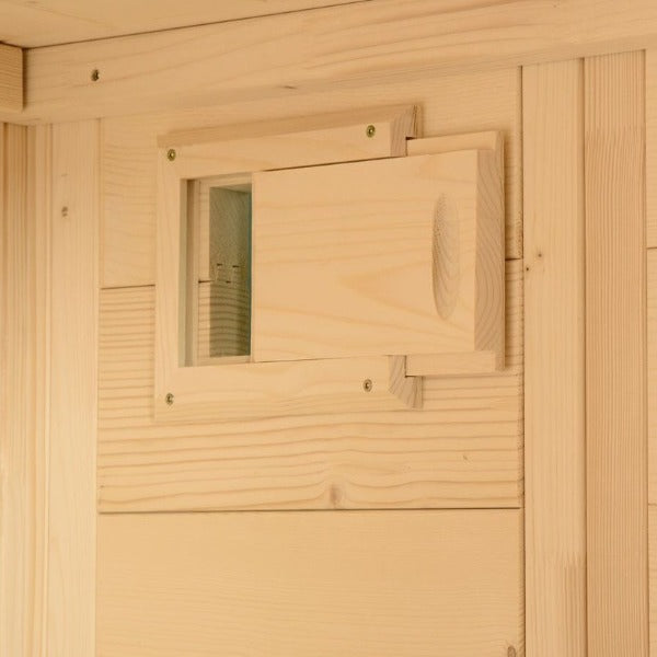 Almost Heaven Sutton 2 Person Indoor Sauna mini window