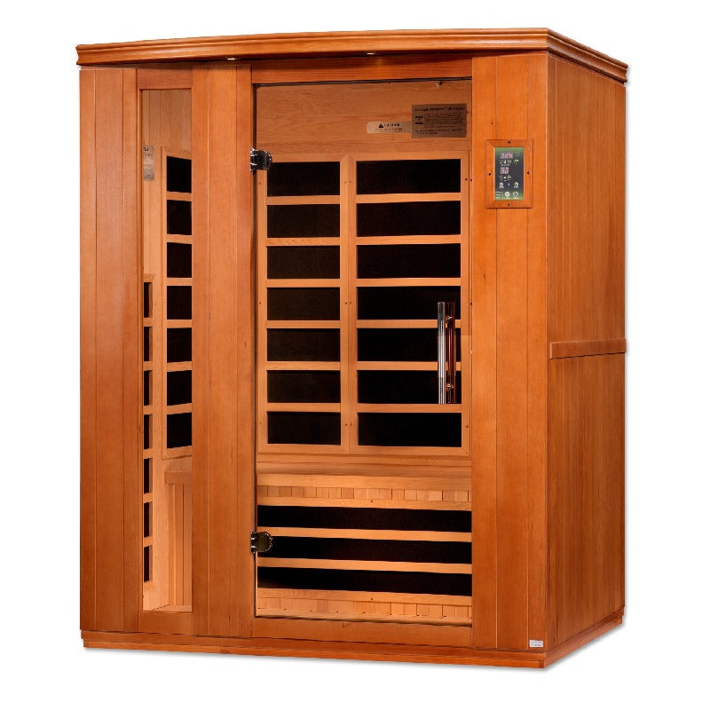 Golden Designs Lugano - 3 Person Low EMF FAR Infrared Sauna