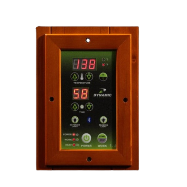 Dynamic Sauna Barcelona Edition 2-Person Far Infrared Sauna DYN-6106-01 - Tenperature Indicator