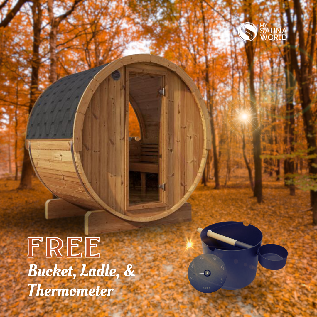 Forever Saunas Thermally Treated 6-Person Sauna With Back Window - Ready to Ship!