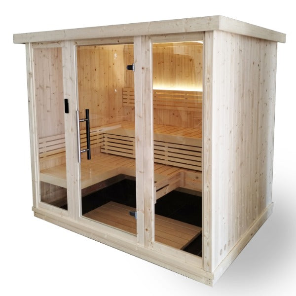 SaunaLife 4 to 6 Person Model X7 Indoor Home Sauna