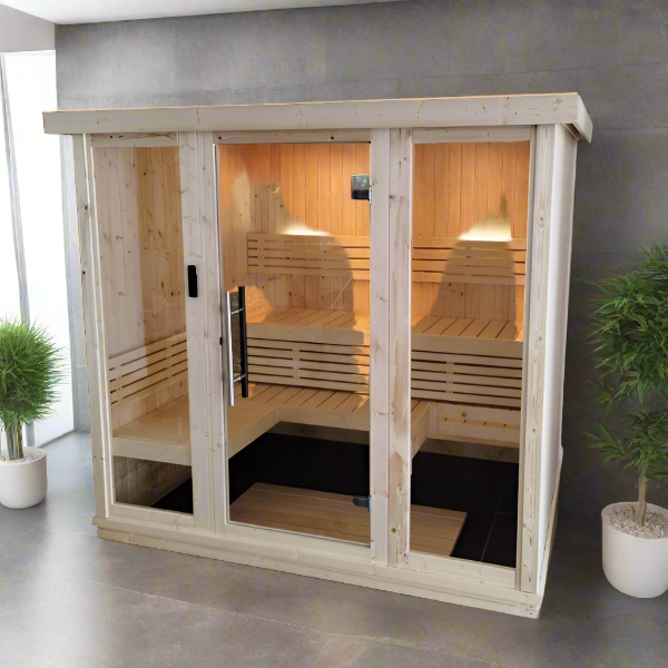 SaunaLife 4-6 Person Model X7 Indoor Home Sauna