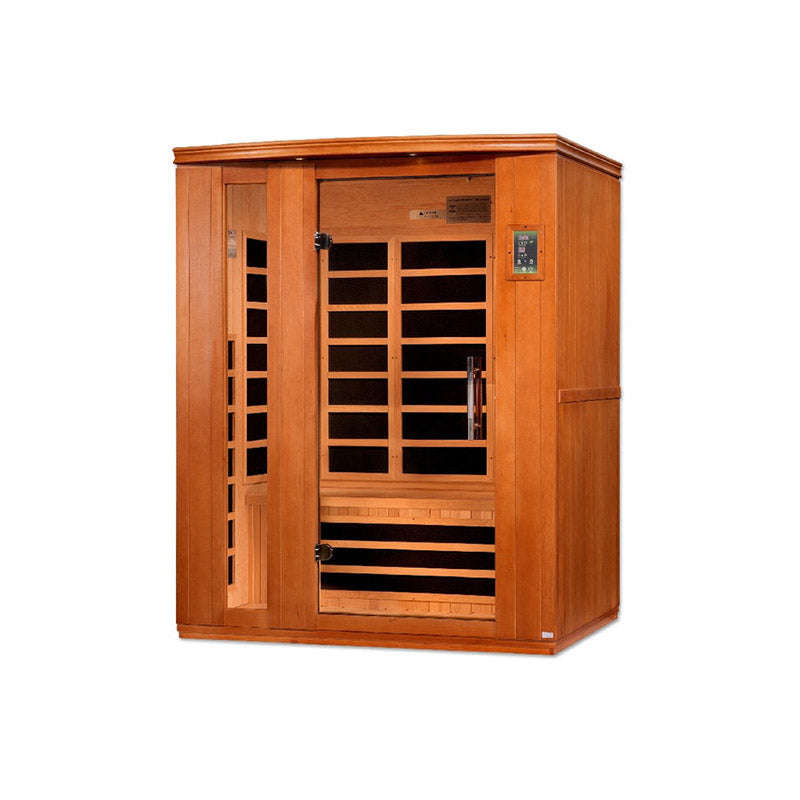 Golden Designs Lugano 3 Person Ultra Low EMF FAR Infrared Sauna