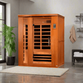 Golden Designs Lugano 3 Person Ultra Low EMF FAR Infrared Sauna