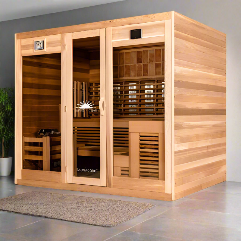 SaunaCore Infrared Infra-core Premium Dual Sauna