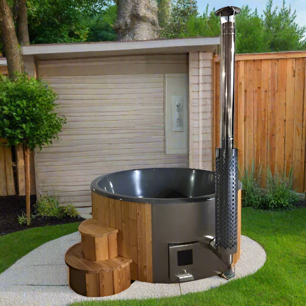 SaunaLife Model S4N Wood-Fired Hot Tub