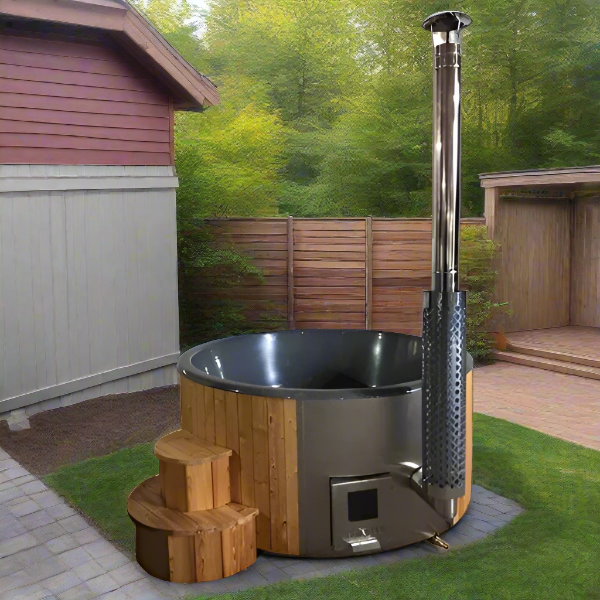 SaunaLife Model S4N Wood-Fired Hot Tub