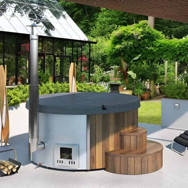 SaunaLife Model S4N Wood-Fired Hot Tub - GRIM PARENT LIMITED