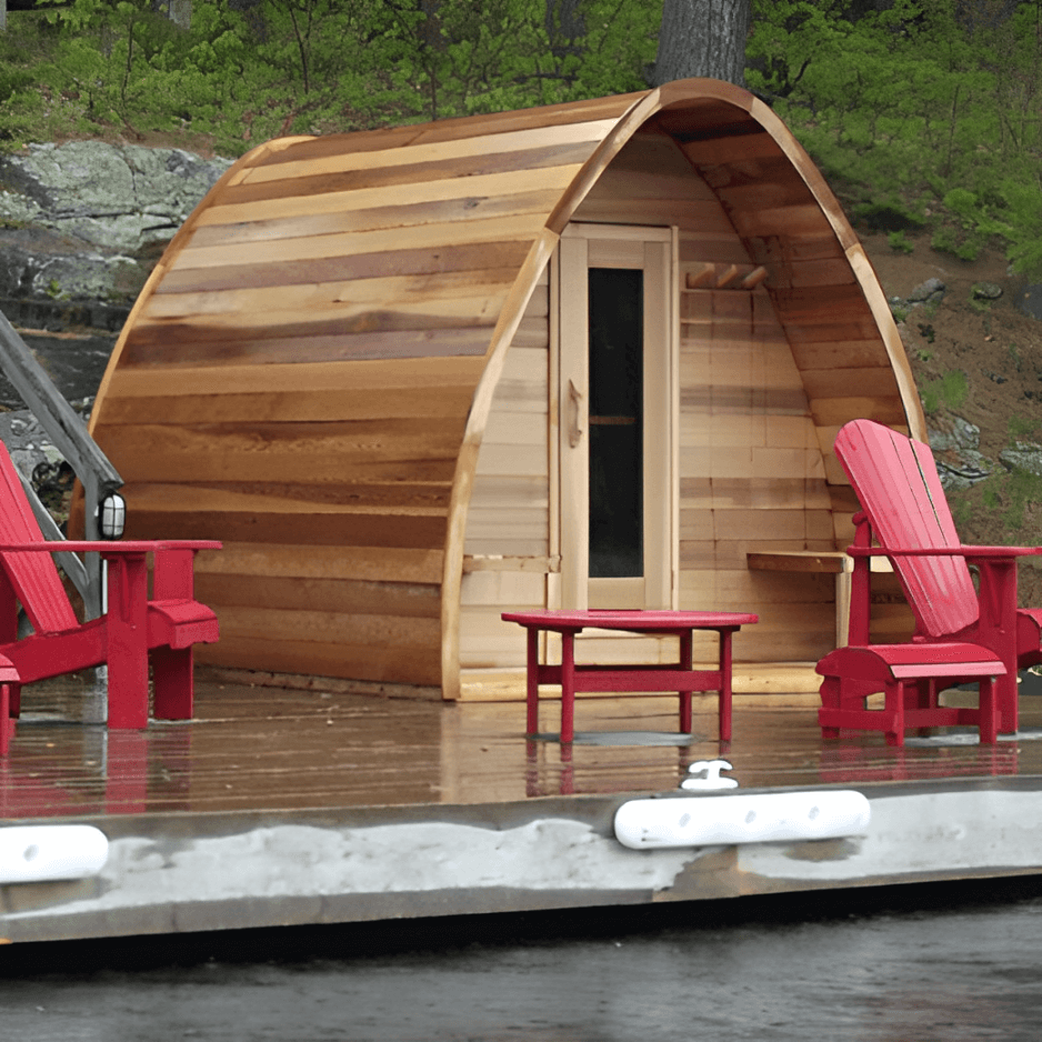 Dundalk LeisureCraft Clear Cedar POD Sauna