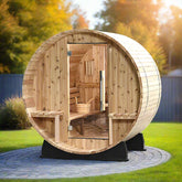 Almost Heaven Vienna Canopy Barrel 2 Person Sauna