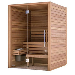 Auroom Cala Glass Cabin Sauna Kit - Thermo-Aspen