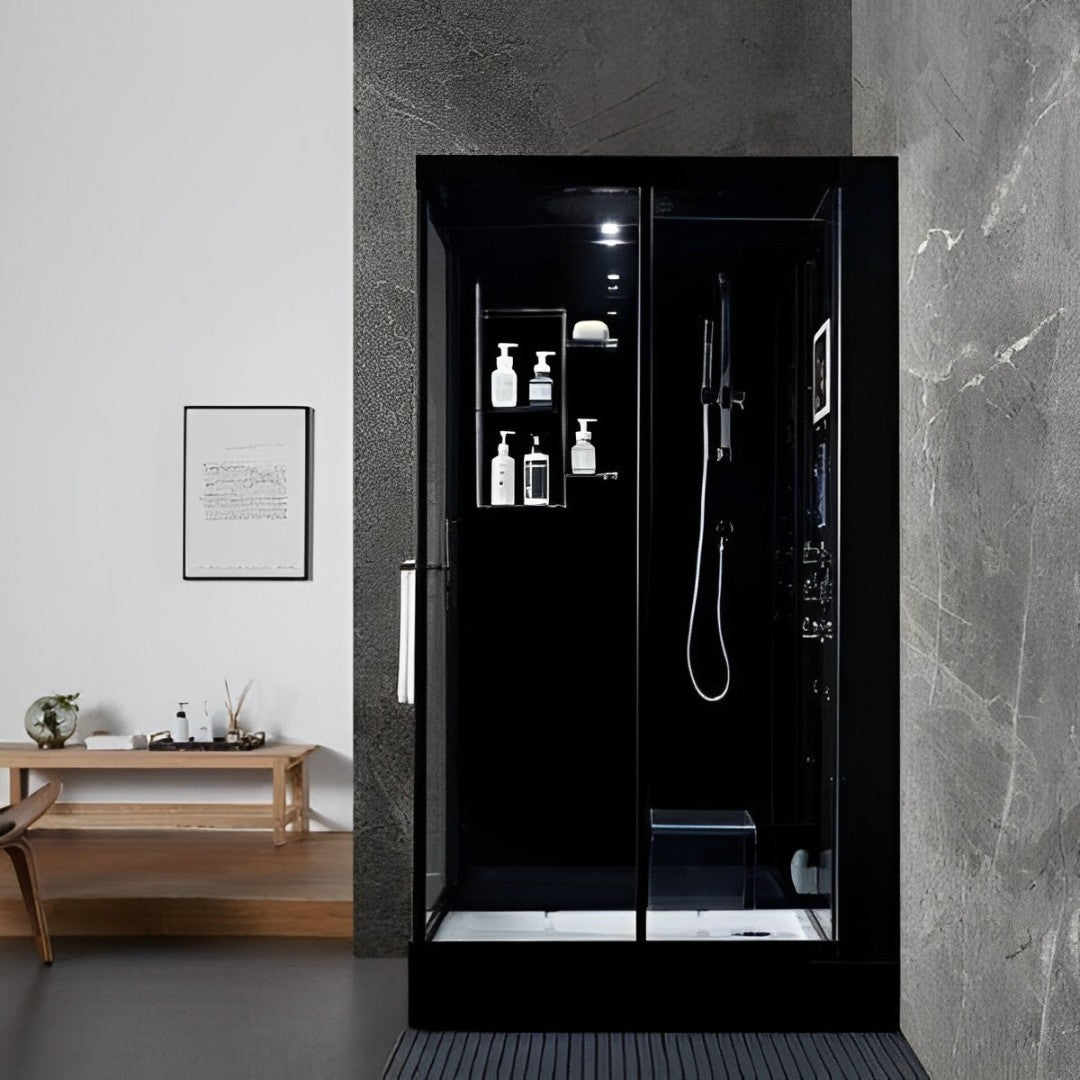 Maya Bath Lucca Platinum Freestanding Steam Shower