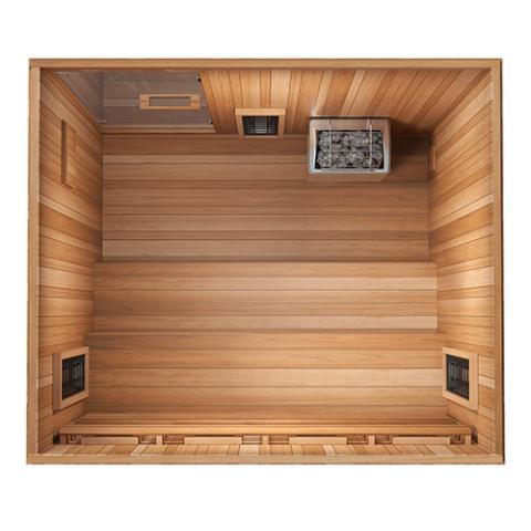 Finnmark 4 Person FD-5 Trinity XL Infrared & Steam Sauna Combo