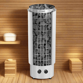 Harvia Cilindro PC60 6kW Electric Sauna Heater with Built-in Controls