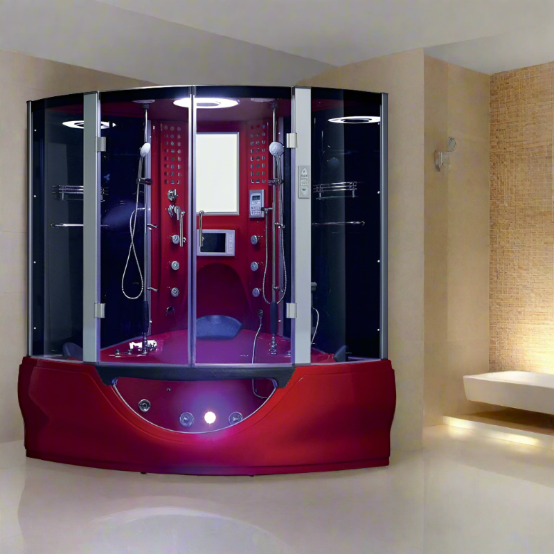 Maya Bath Valencia 2-Person Freestanding Steam Shower