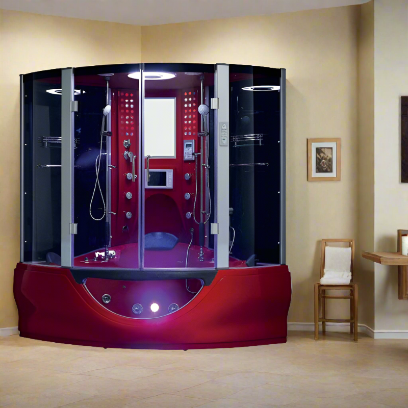 Maya Bath Valencia 2-Person Freestanding Steam Shower