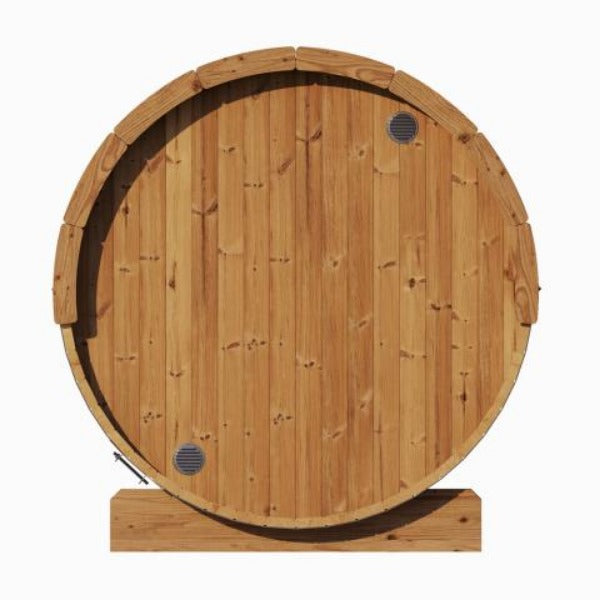 SaunaLife Model E7G Sauna Barrel Glass Front