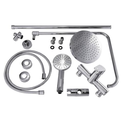 SaunaLife Model R3 Rain Series Outdoor Barrel Shower Kit