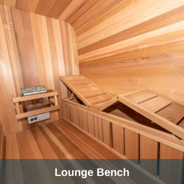 Dundalk LeisureCraft Clear Cedar Outdoor Luna Sauna - GRIM PARENT LIMITED