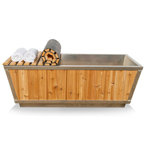 Dundalk LeisureCraft The Glacier Plunge Tub - Knotty Red Cedar