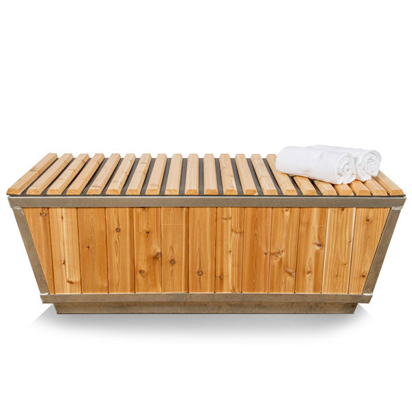 Dundalk LeisureCraft The Glacier Cold Plunge Tub - Knotty Red Cedar