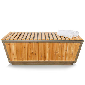 Dundalk LeisureCraft The Glacier Cold Plunge Tub - Knotty Red Cedar