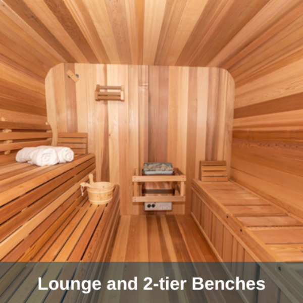 Dundalk LeisureCraft Clear Cedar Outdoor Luna Sauna - GRIM PARENT LIMITED