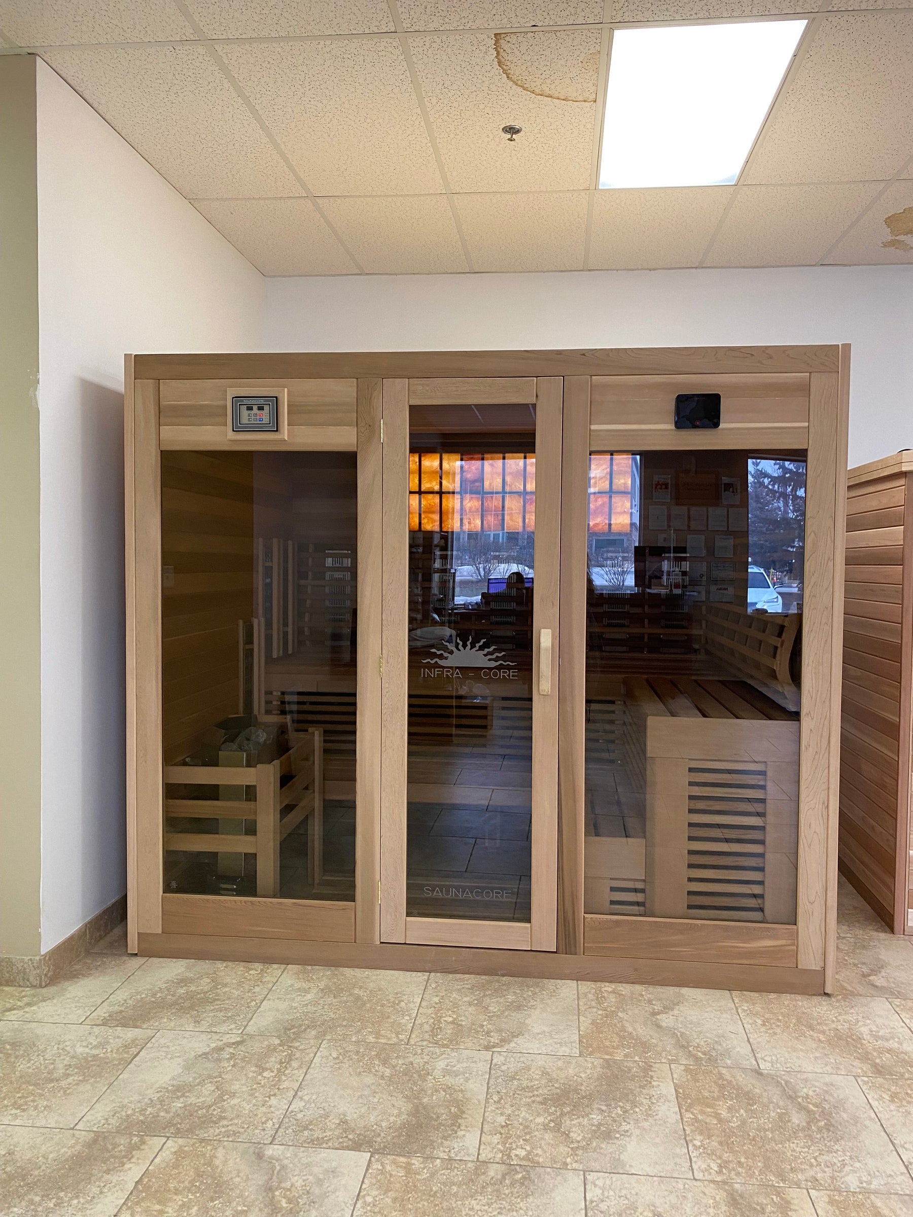 SaunaCore Infrared Infracore Premium Dual Sauna - GRIM PARENT LIMITED