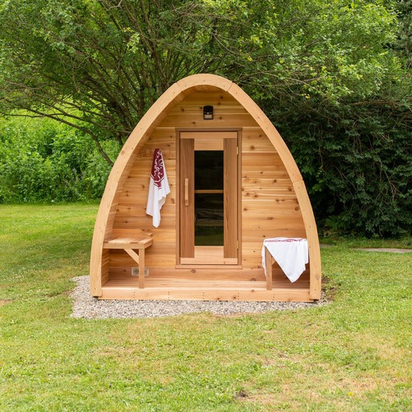 Dundalk Leisure Knotty Cedar Mini Pod Sauna2