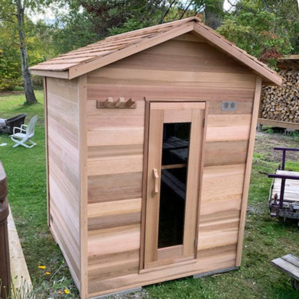 Dundalk LeisureCraft Outdoor Cabin Sauna - GRIM PARENT LIMITED