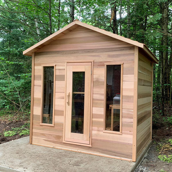 Dundalk LeisureCraft Outdoor Cabin Sauna - GRIM PARENT LIMITED