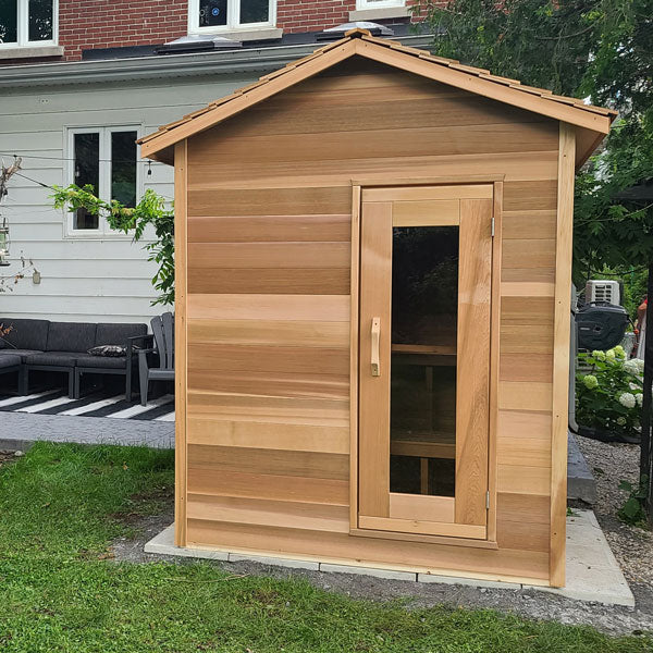 Dundalk LeisureCraft Outdoor Cabin Sauna - GRIM PARENT LIMITED