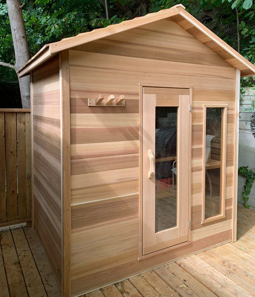 Dundalk LeisureCraft Outdoor Cabin Sauna - GRIM PARENT LIMITED