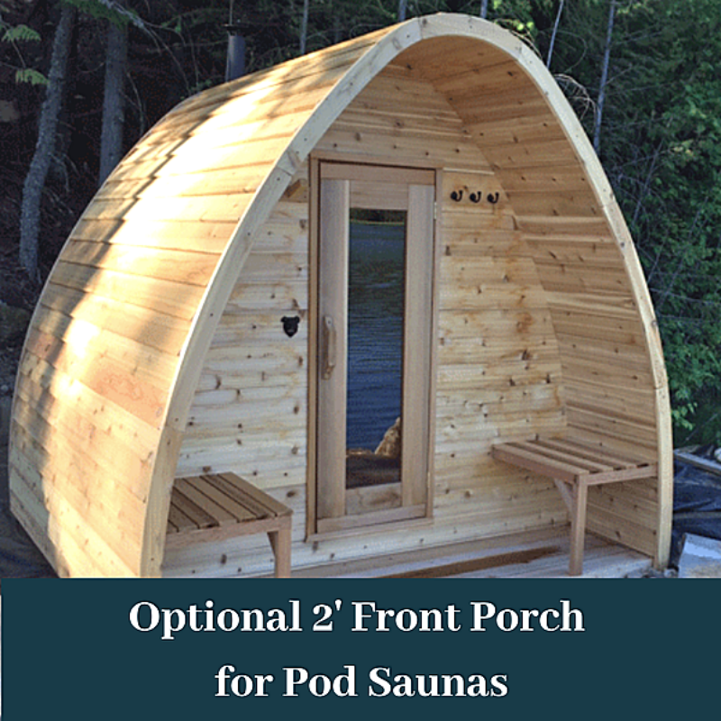 Dundalk LeisureCraft Clear Cedar POD Sauna - GRIM PARENT LIMITED