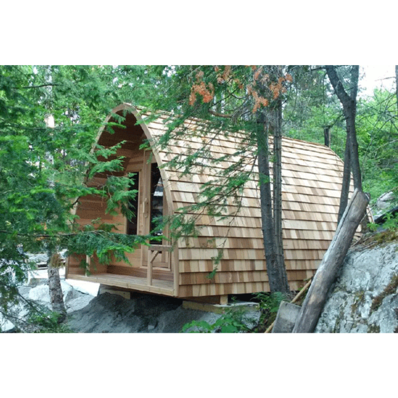 Dundalk LeisureCraft Clear Cedar POD Sauna - GRIM PARENT LIMITED