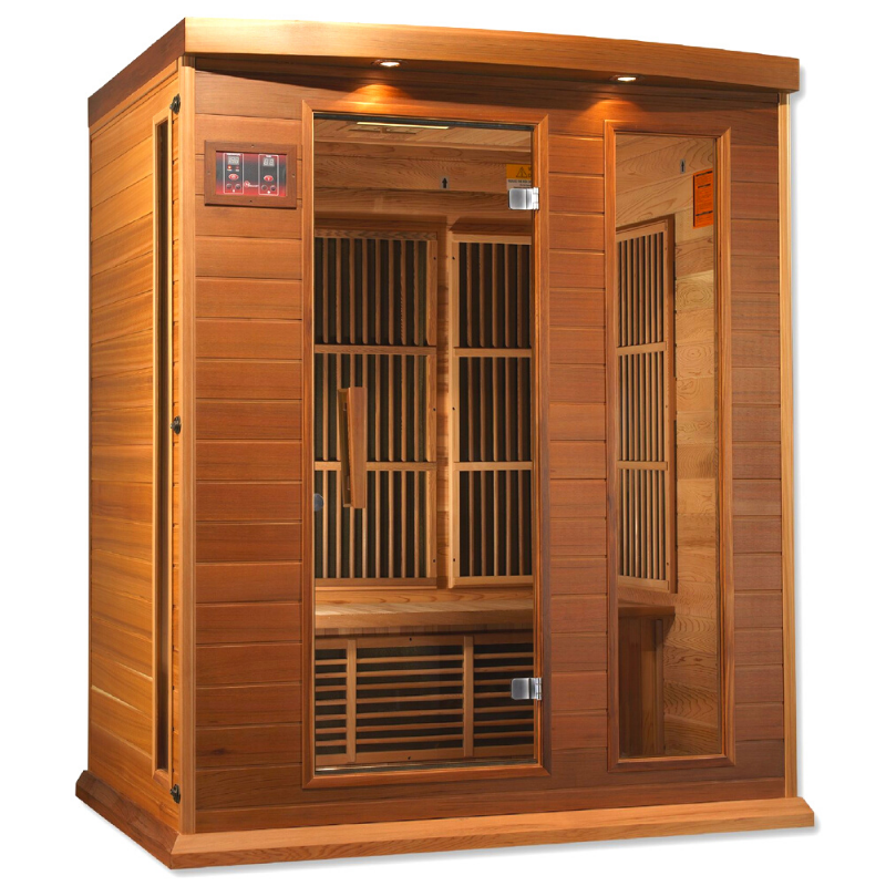 MX-K306-01 Maxxus Low EMF FAR Infrared Sauna Canadian Red Cedar - GRIM PARENT LIMITED