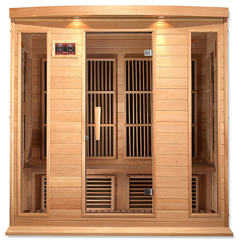 MX-K406-01 Maxxus Low EMF FAR Infrared Sauna Canadian Hemlock - GRIM PARENT LIMITED